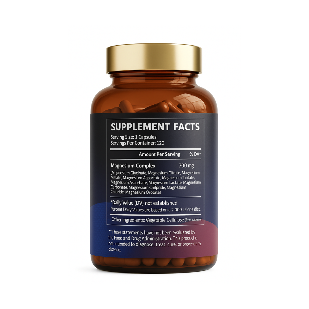 Tapvia's 12-in-1 Magnesium Complex 700mg